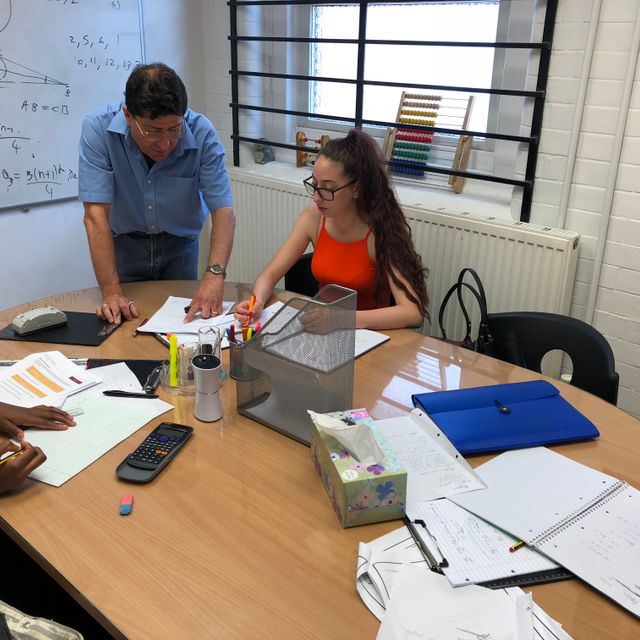 Students learning